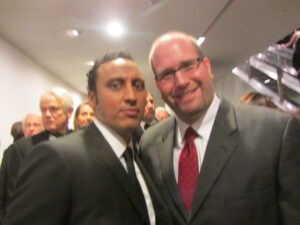 Aasif Manvi and Rabbi Jason Miller