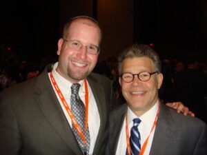 Al Franken and Rabbi Jason Miller