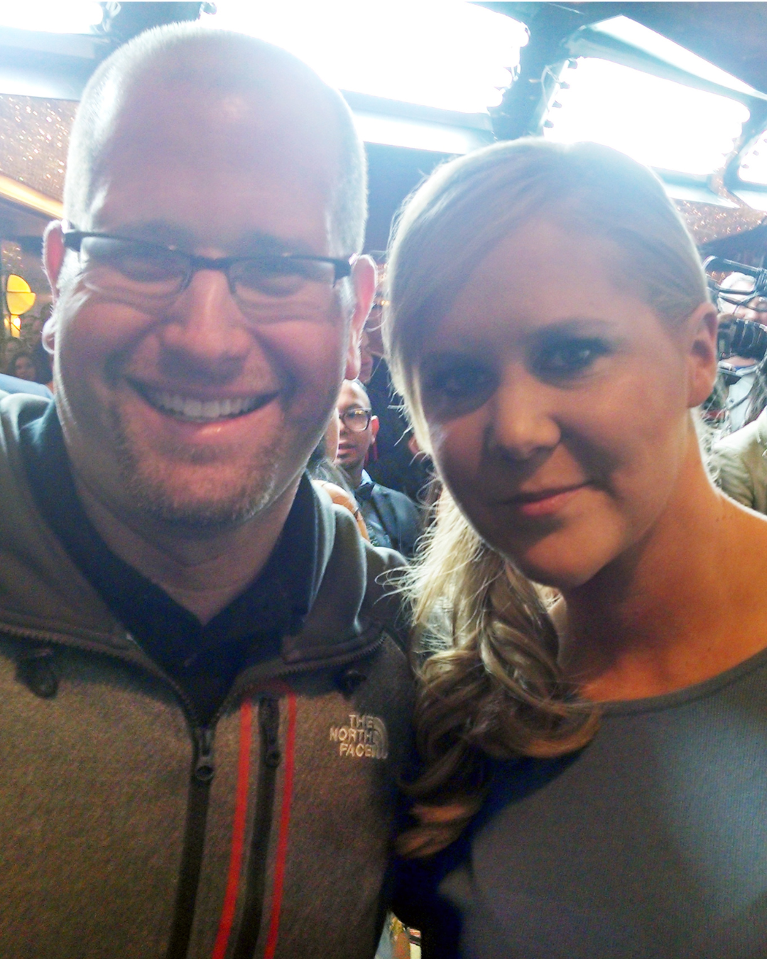 Amy Schumer and Rabbi Jason Miller
