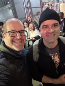 Ben Crawford and Rabbi Jason Miller