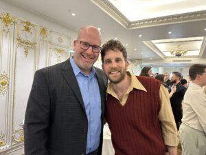Ben Platt and Rabbi Jason Miller