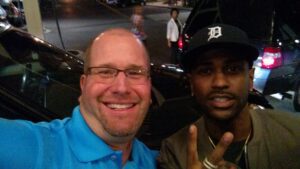 Big Sean and Rabbi Jason Miller