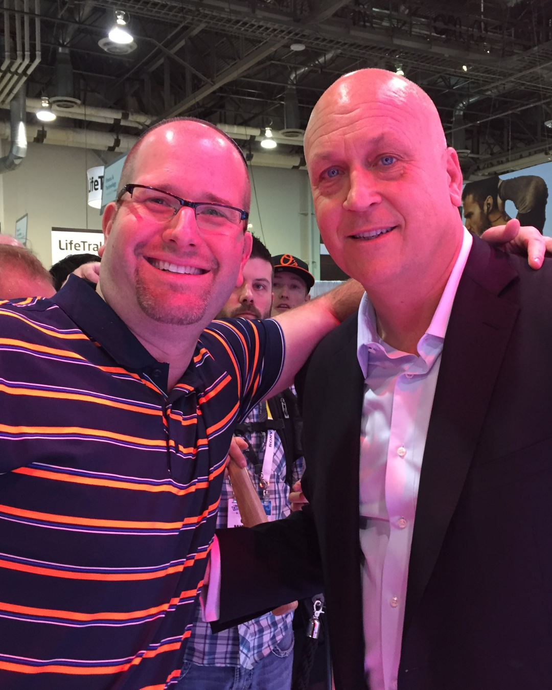 Cal Ripken Jr. and Rabbi Jason Miller