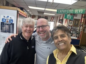 Erik Estrada and Larry Wilcox and Rabbi Jason Miller