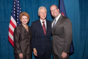 Rabbi Jason Miller with Bill Clinton