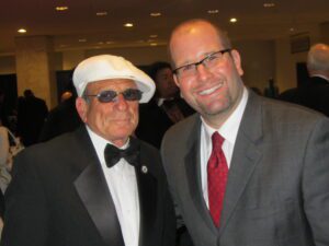 Clive Davis and Rabbi Jason Miller