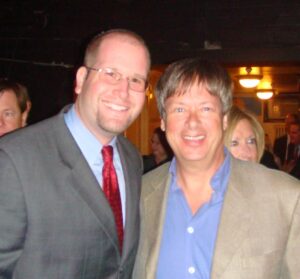 Dave Barry and Rabbi Jason Miller