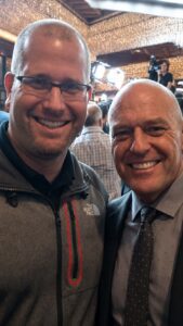 Dean Norris and Rabbi Jason Miller