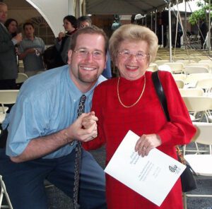 Dr. Ruth Westheimer and Rabbi Jason Miller