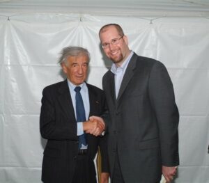 Elie Wiesel and Rabbi Jason Miller