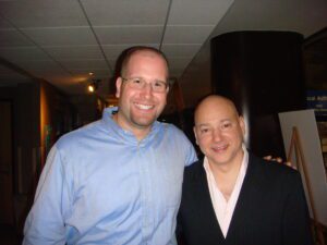 Evan Handler and Rabbi Jason Miller