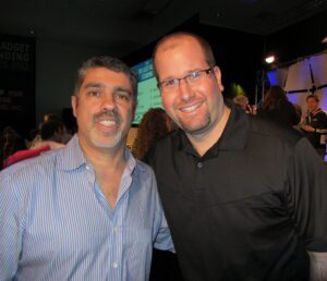 Gary Dell'Abate and Rabbi Jason Miller
