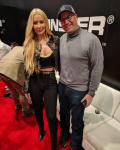 Iggy Azalea and Rabbi Jason Miller