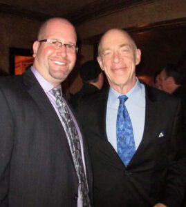 JK Simmons and Rabbi Jason Miller