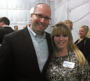 Boxing Promoter Jackie Kallen and Rabbi Jason Miller