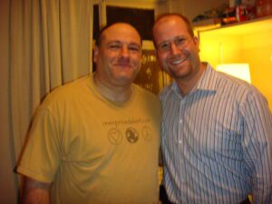 James Gandolfini and Rabbi Jason Miller