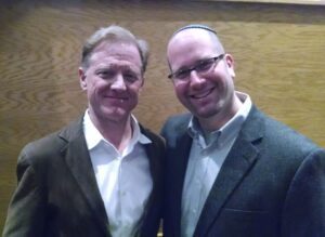 Robert Redford's son Jamie Redford and Rabbi Jason Miller