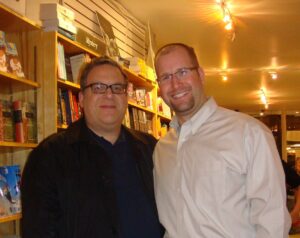 Jeff Garlin and Rabbi Jason Miller