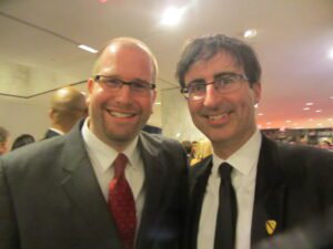 John Oliver and Rabbi Jason Miller
