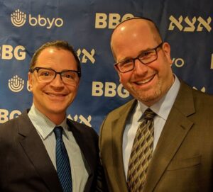 Joshua Malina and Rabbi Jason Miller