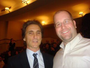 Film Producer Lawrence Bender and Rabbi Jason Miller