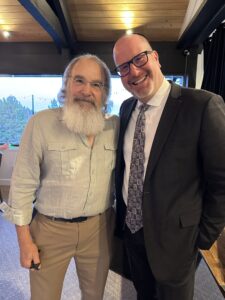 Mandy Patinkin and Rabbi Jason Miller