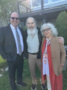 Mandy Patinkin and Kathryn Grody and Rabbi Jason Miller