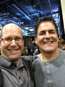 Mark Cuban and Rabbi Jason Miller