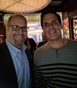 Mark Cuban and Rabbi Jason Miller