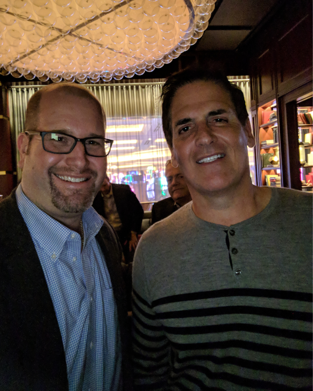 Mark Cuban and Rabbi Jason Miller