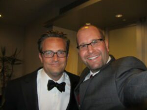Matthew Perry and Rabbi Jason Miller