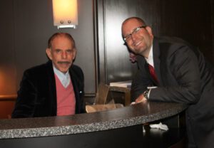 Peter Max and Rabbi Jason Miller