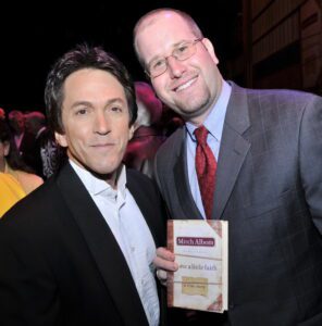 Mitch Albom and Rabbi Jason Miller