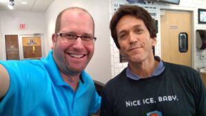 Mitch Albom and Rabbi Jason Miller