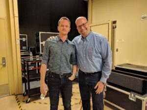 Neil Patrick Harris and Rabbi Jason Miller