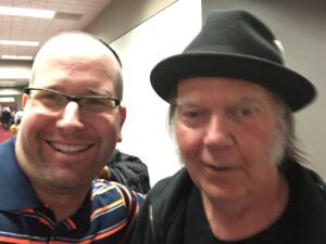Neil Young and Rabbi Jason Miller