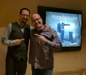 Penn Jillette and Rabbi Jason Miller
