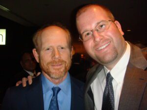 Ron Howard and Rabbi Jason Miller