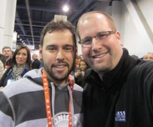 Scooter Braun and Rabbi Jason Miller