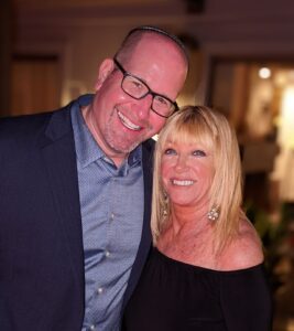 Suzanne Somers and Rabbi Jason Miller