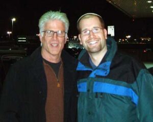 Ted Danson and Rabbi Jason Miller