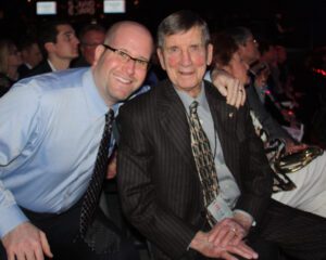 Ted Lindsay and Rabbi Jason Miller