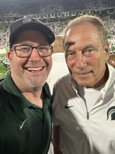 Coach Tom Izzo and Rabbi Jason Miller