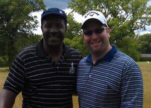 Tom Seabron and Rabbi Jason Miller