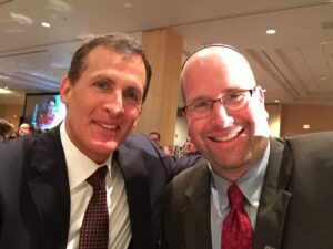 Tony Granato and Rabbi Jason Miller