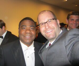Tracy Morgan and Rabbi Jason Miller