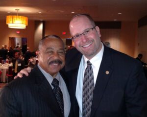 Willie Horton and Rabbi Jason Miller