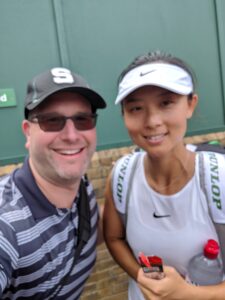 Xu Yifan and Rabbi Jason Miller